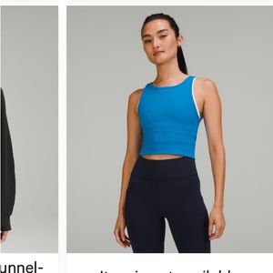 Lululemon power pivot ribbed tank